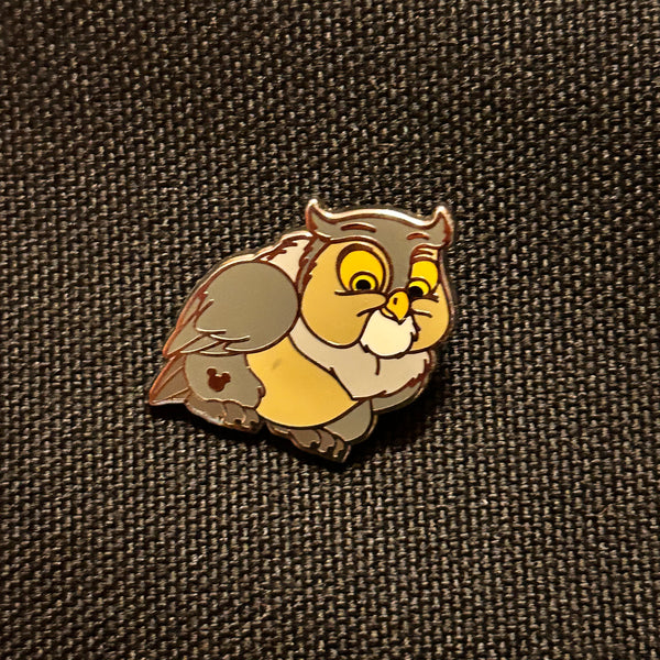 Disney Pin 2019 Hidden Mickey Bambi Characters - Friend Owl pin