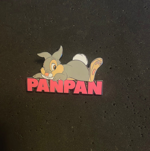 Thumper from Bambi laying on “PANPAN”