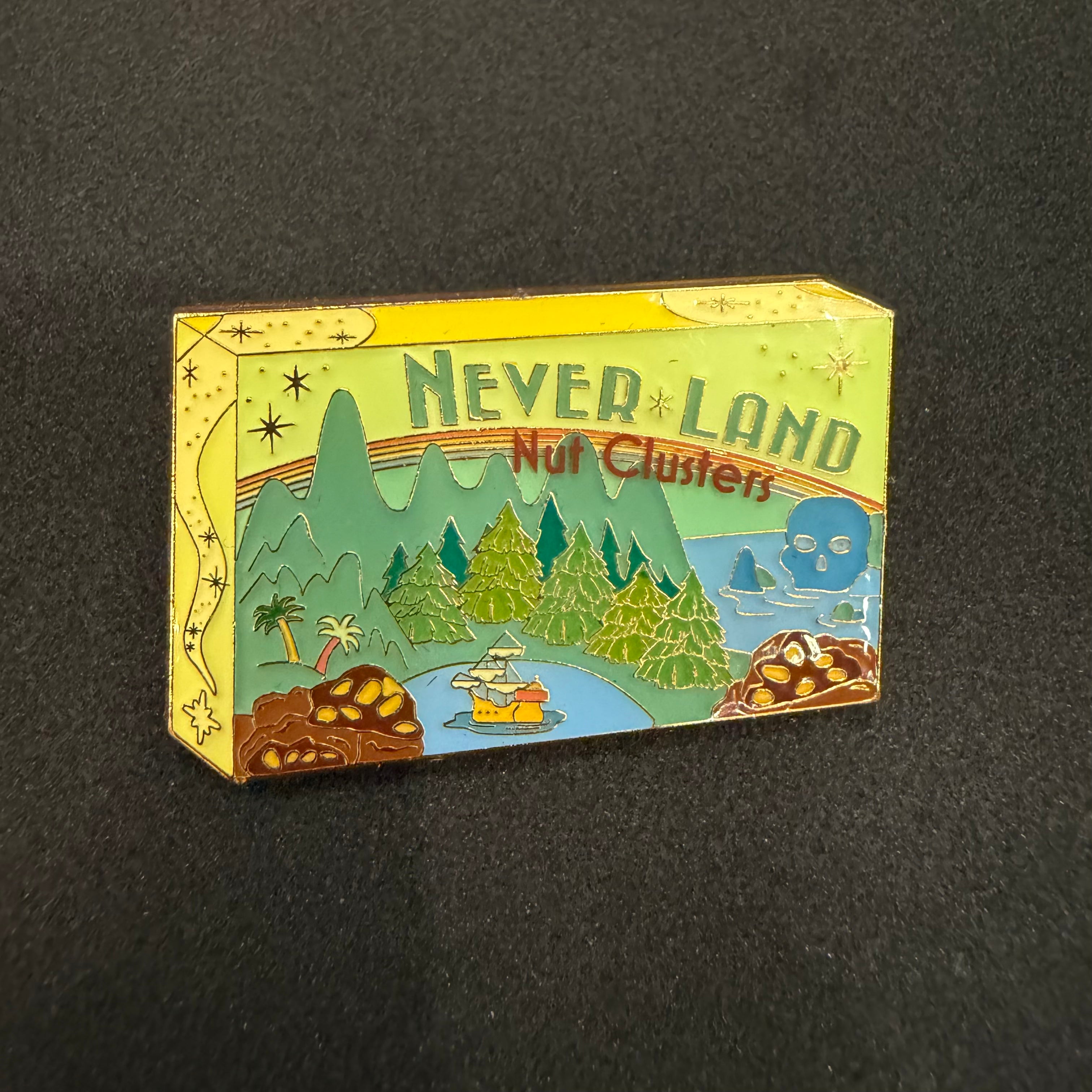Disney Pin Loungefly Never Land Nut Clusters Peter Pan Chocolate Treat Box