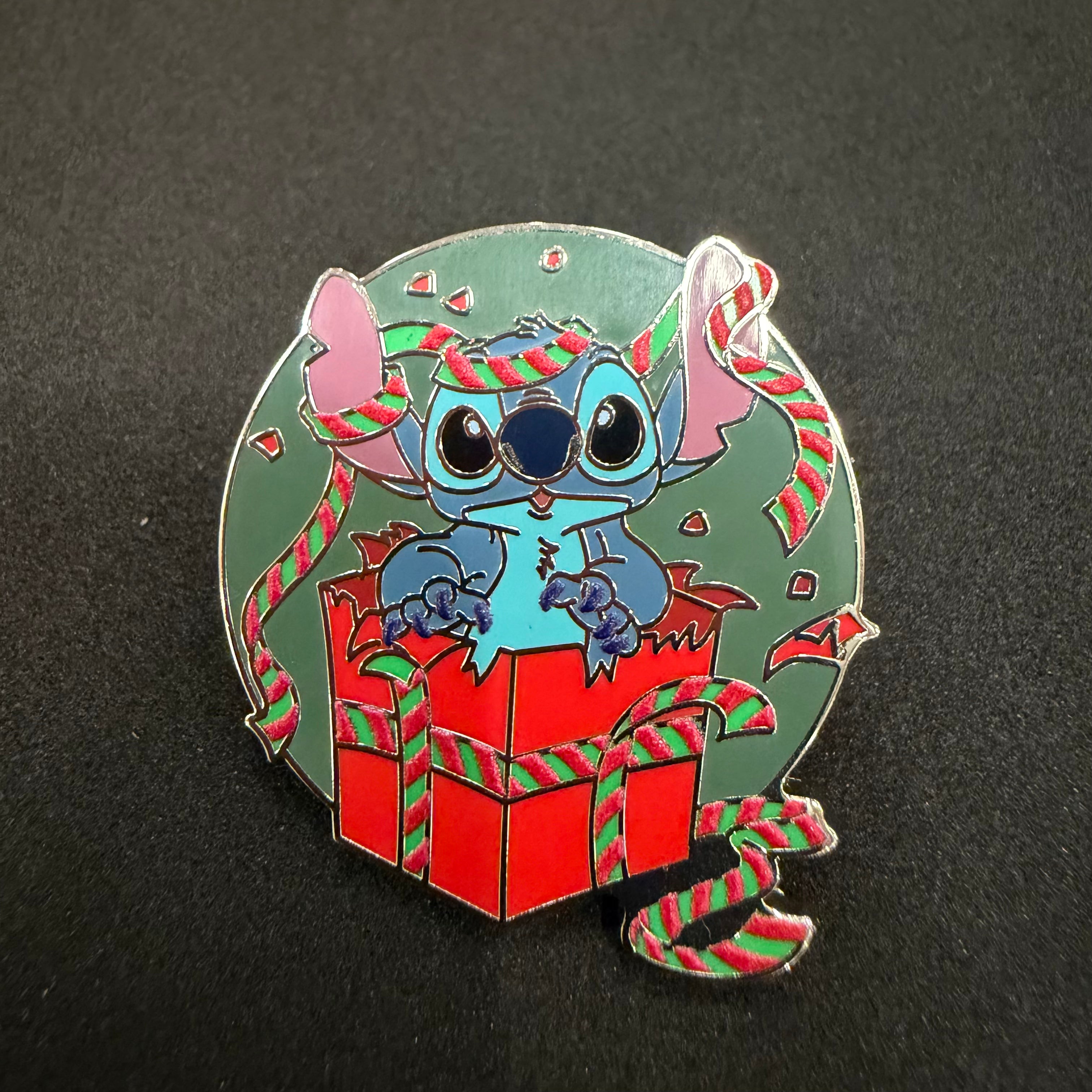 2025 Disney Parks Merry Stitchmas Mystery Box Stitch Christmas Pin Variations