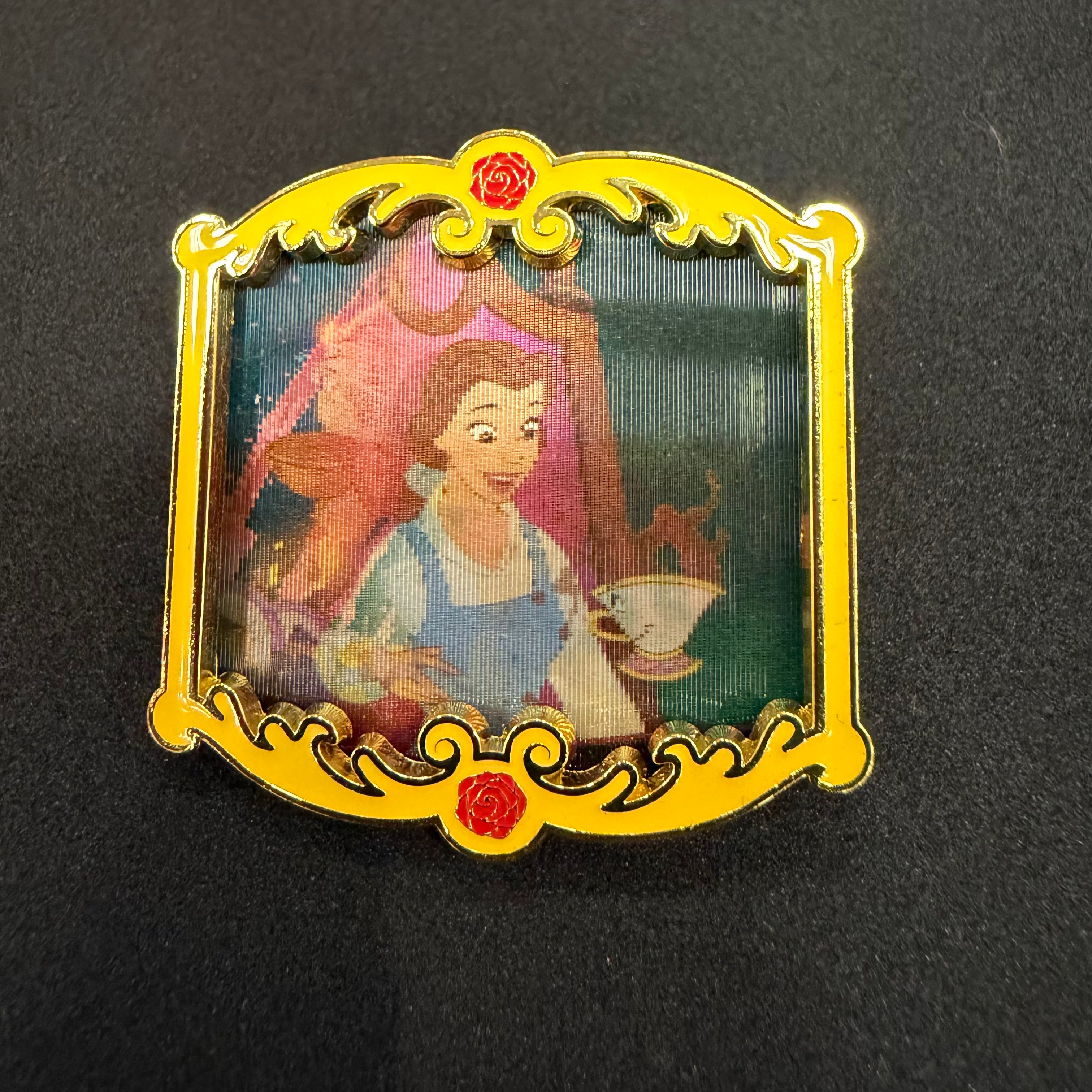 Loungefly Disney Beauty and the Beast Lenticular Blind Box Pin Be Our Guest