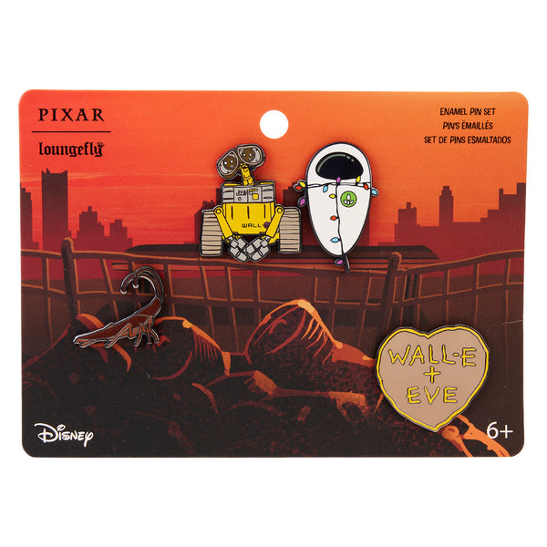 Walle and Eve 4pc Pin Set