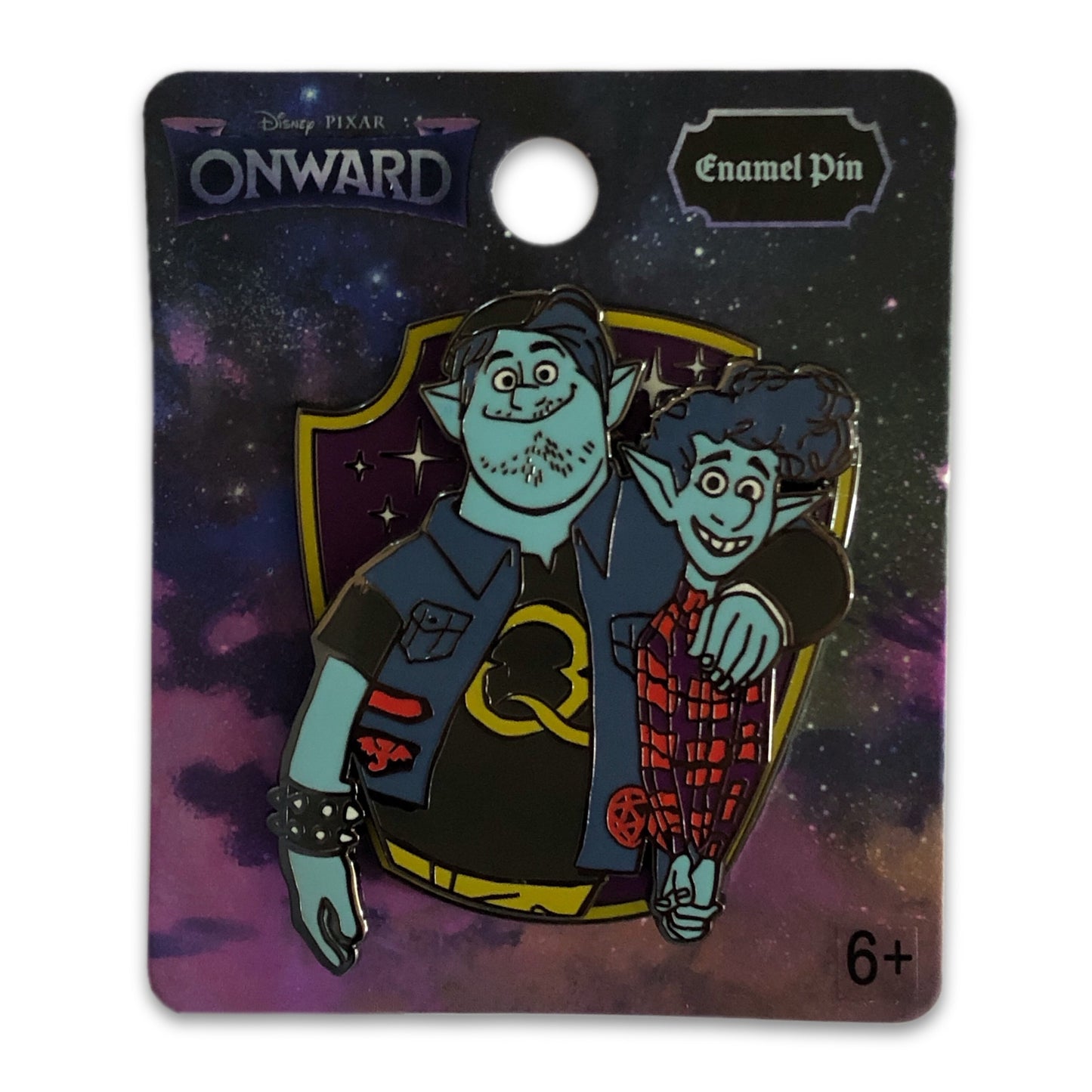 Ian and Barley Onward Crest Pin