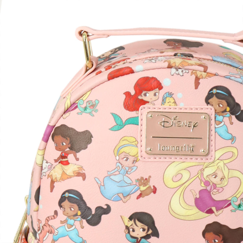 Disney Loungefly Chibi Princess Sidekicks Mini Backpack