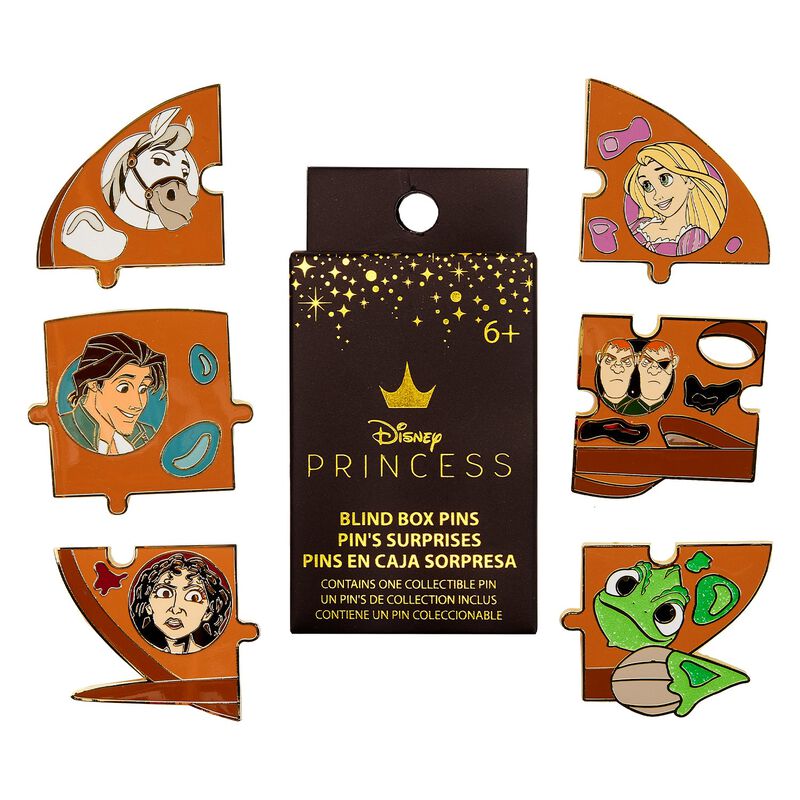 Tangled Paints Puzzle Blind Box Disney Pins